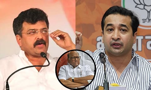 तुमचे सर्वस्व शिवरायांच्या समाधीवर कधीही नतमस्तक झाले नाही : नितेश राणे