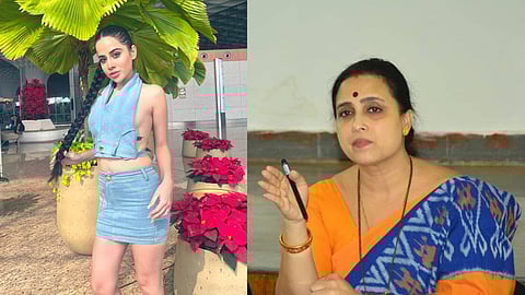 Chitra Wagh. Uorfi Javed