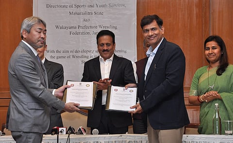 जपानी मल्लांसोबत महाराष्ट्रीयन कुस्तीपटू करणार सराव; वाकायामा राज्याबरोबर सामंजस्य करार