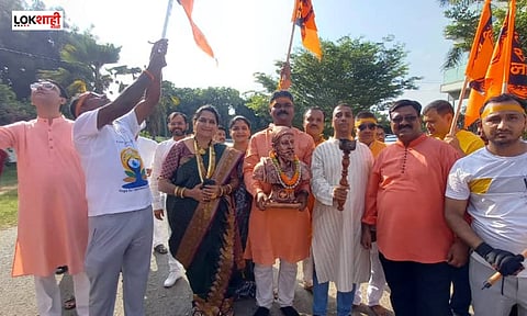 कोकणच्या सुपुत्राने आफ्रिकेत साजरी केली छत्रपती शिवाजी महाराजांची जयंती