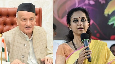 Supriya Sule, Bhagat Singh Koshyari