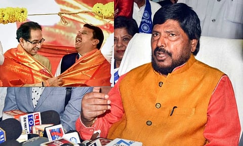 भाजपा व उद्धव ठाकरे यांच्यातील वाद मिटला तर चांगलेच : रामदास आठवले