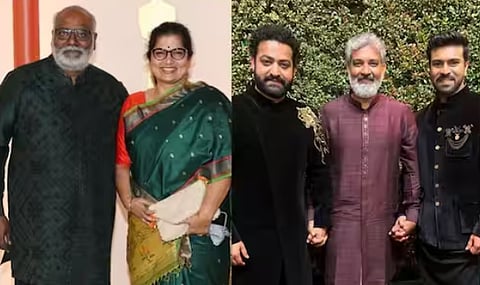 Oscar Awards 2023: ऑस्कर 2023 च्या रेड कार्पेटवर 'आरआरआर' च्या टीमचा खास लूक