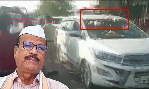 Video : अब्दुल सत्तारांच्या ताफ्यावर कापूस व खोके फेकून ठाकरे गटाची घोषणाबाजी