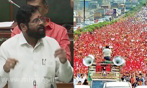 मुख्यमंत्र्यांच्या घोषणांनंतरही शेतकरी आंदोलन सुरुच; मोर्चाचे नेते म्हणाले...