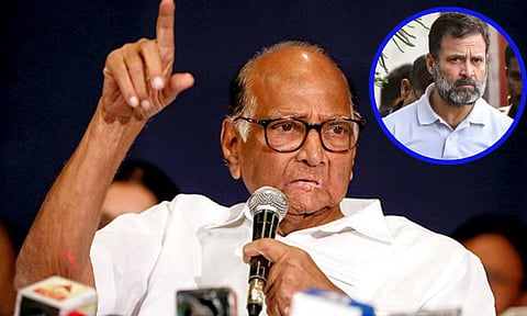 राहुल गांधींची खासदारकी रद्द! शरद पवारांची पहिली प्रतिक्रिया; लोकशाहीच्या मूल्यांना छेद