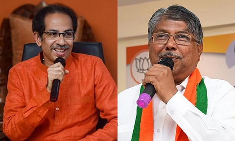 ठाकरे-भाजप एकत्र? 'त्या' बॅनरवरुन शिंदे गटाची उध्दव ठाकरेंवर टीका, तर चंद्रकांत पाटलांनी केली पाठराखण