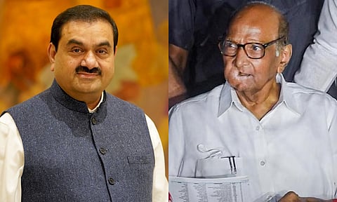 गौतम अदानींनी घेतली शरद पवारांची भेट; तब्बल दोन तास चर्चा