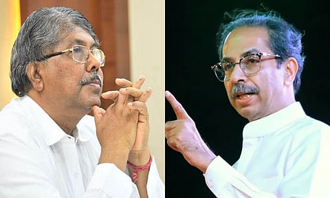 चंद्रकांत पाटील बाबरीच्या खंदकातून बाहेर पडले; उध्दव ठाकरेंनी केली राजीनाम्याची मागणी