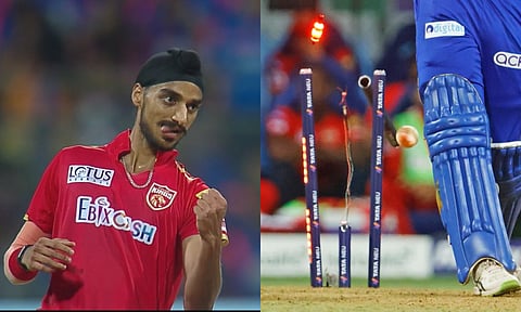 Video : अर्शदीप सिंग ठरला हिरो; 2 चेंडूत 2 स्टंप तोडले