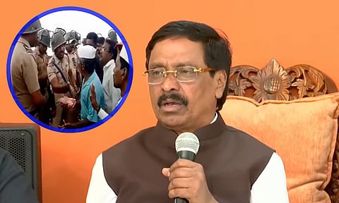 पोलिसी दंडुकेशहीच्या बळावर ग्रामस्थांना घाबरवलं जातंय; विनायक राऊतांनी सांगितली बारसूची परिस्थिती