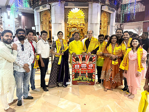 'आले रे पोस्टर बॉईज २' ढोल ताशाच्या गजरात पोस्टरचे अनावरण