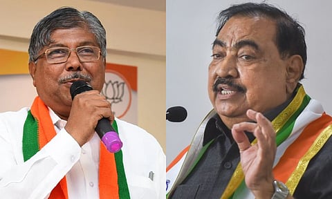 बाबरी मशीदबाबत चंद्रकांत पाटलांनी केलेल्या वक्तव्याशी मी सहमत; खडसेंकडून पाठराखण