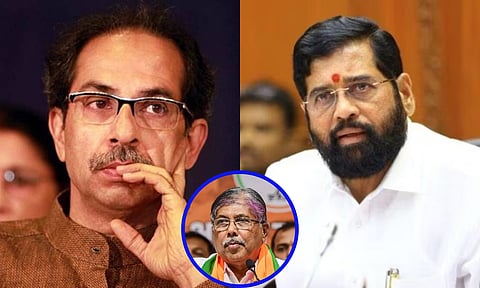 चंद्रकांत पाटलांच्या वक्तव्यावरून उध्दव ठाकरेंचा राजकीय पोळी भाजण्याचा प्रयत्न; शिंदेंची टीका