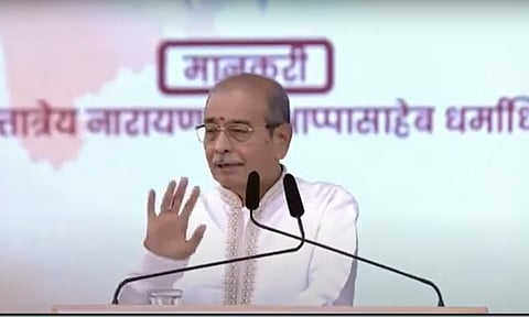 महाराष्ट्र भूषण पुरस्काराचे २५ लाख सीएम फंडात जमा करणार; आप्पासाहेब धर्माधिकारींची घोषणा