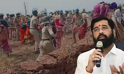 आंदोलनात काही लोक बाहेरची; मुख्यमंत्र्यांचा दावा, ग्रामस्थांनी शांत रहावे...