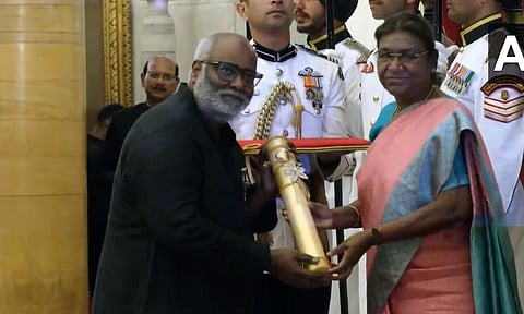 RRR संगीतकार एमएम कीरावानी पद्मश्री पुरस्काराने सन्मानित