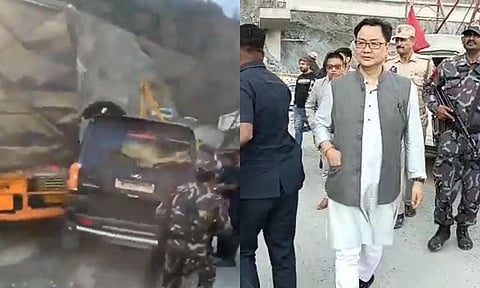 केंद्रीय कायदेमंत्र्यांचा अपघात; कारला ट्रकने मारली टक्कर