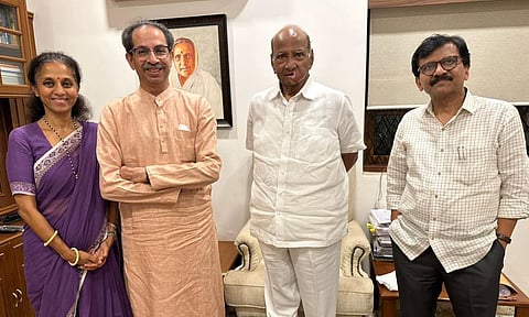 मविआत मतभेद? उद्धव ठाकरे शरद पवार यांच्या भेटीला; सव्वा तास चर्चा