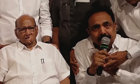 तुम्ही सर्वांचे राजीनामे घ्या आणि...; निवृत्तीच्या घोषणेनंतर जयंत पाटलांना अश्रू अनावर