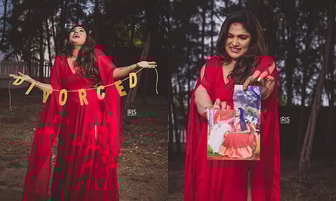 काय सांगता! महिलेने केले घटस्फोटाचे फोटोशूट; तुम्ही पाहिले का?