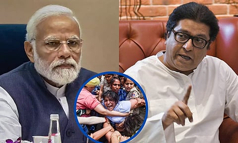 कुस्तीपटूंच्या आंदोलनावरुन राज ठाकरेंचे पंतप्रधान मोदींना पत्र; ज्यांचा गौरव आपण देश की बेटियॉं...