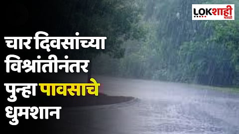 Maharashtra Rain : चार दिवसांच्या विश्रांतीनंतर पुन्हा पावसाचे धुमशान