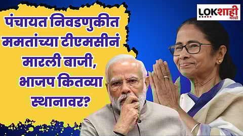 पंचायत निवडणुकीत ममतांच्या टीएमसीनं मारली बाजी, भाजप कितव्या स्थानावर?