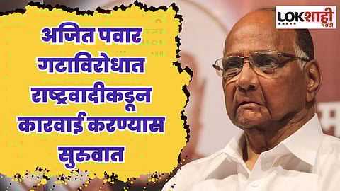 अजित पवार गटाविरोधात राष्ट्रवादीकडून कारवाई करण्यास सुरुवात; पहिली कुऱ्हाड 'या' नेत्यावर