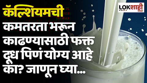 शरीरातील कॅल्शियमची कमतरता भरून काढण्यासाठी फक्त दूध पिणं योग्य आहे का? जाणून घ्या...