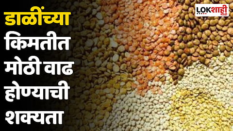महागाईची झळ; डाळींच्या किमतीत मोठी वाढ होण्याची शक्यता