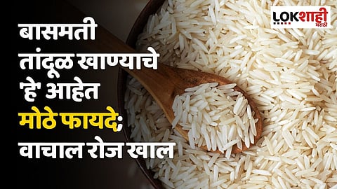 बासमती तांदूळ खाण्याचे 'हे' आहेत मोठे फायदे; वाचाल रोज खाल