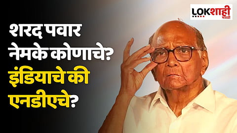 शरद पवार नेमके कोणाचे? इंडियाचे की एनडीएचे?