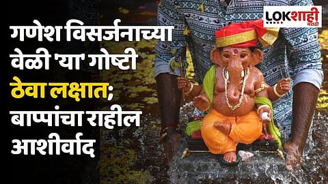 गणेश विसर्जनाच्या वेळी 'या' गोष्टी ठेवा लक्षात; बाप्पांचा राहील आशीर्वाद