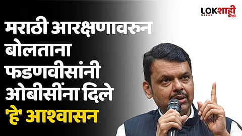 फडणवीसांची ओबीसी आंदोलकांना भेट, दिले 'हे' आश्वासन