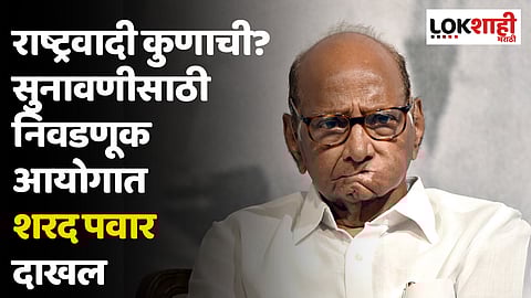 राष्ट्रवादी कुणाची? सुनावणीसाठी निवडणूक आयोगात शरद पवार दाखल