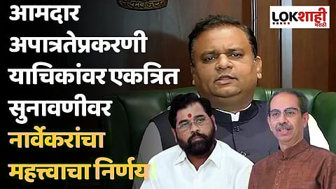 आमदार अपात्रतेप्रकरणी याचिकांवर एकत्रित सुनावणीवर नार्वेकरांचा महत्त्वाचा निर्णय; म्हणाले...