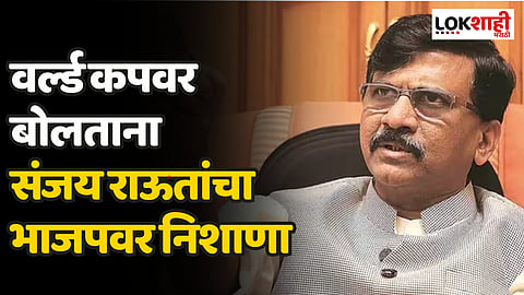 वर्ल्ड कपवर बोलताना संजय राऊतांचा भाजपवर निशाणा