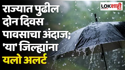 Maharashtra Weather Update: राज्यात पुढील दोन दिवस पावसाचा अंदाज; 'या' जिल्ह्यांना यलो अलर्ट