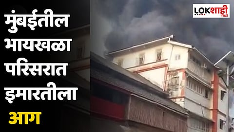 मुंबईतील भायखळा परिसरात इमारतीला आग