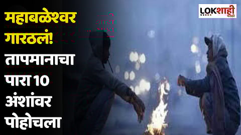 Mahabaleshwar Weather : महाबळेश्वर गारठलं! तापमानाचा पारा 10 अंशांवर पोहोचला
