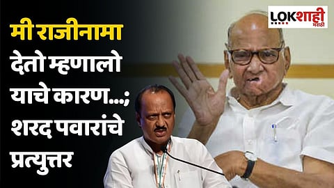 मी राजीनामा देतो म्हणालो याचे कारण...; अजित पवारांच्या आरोपांवर शरद पवारांचे प्रत्युत्तर