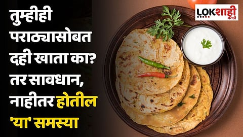 तुम्हीही पराठ्यासोबत दही खाता का? तर सावधान, नाहीतर होतील 'या' समस्या
