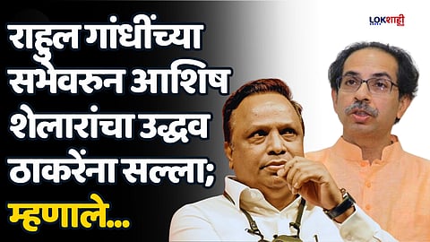 राहुल गांधींच्या सभेवरुन आशिष शेलारांचा उद्धव ठाकरेंना सल्ला; म्हणाले...