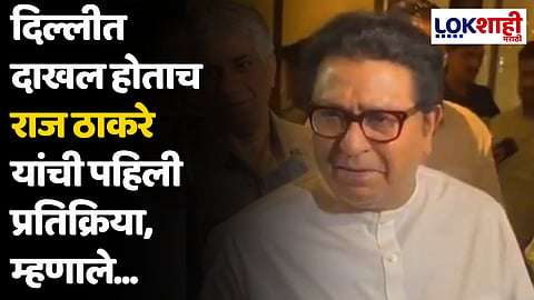 दिल्लीत दाखल होताच राज ठाकरे यांची पहिली प्रतिक्रिया, म्हणाले...