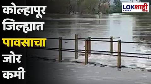 Kolhapur : कोल्हापूर जिल्ह्यात पावसाचा जोर कमी; नद्यांच्या पाणी पातळीत होतंय घट