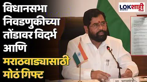 विधानसभा निवडणुकीच्या तोंडावर मराठवाड्यासाठी आनंदाची बातमी! विदर्भ आणि मराठवाड्यासाठी मोठं गिफ्ट