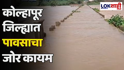 कोल्हापूर जिल्ह्यात पावसाचा जोर कायम; पंचगंगा नदीच्या पाणीपातळीत वाढ