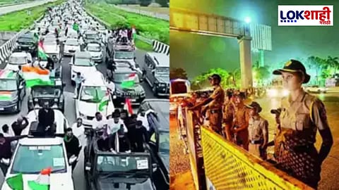 मुस्लिम आंदोलकांनी द्वेषपूर्ण भाषणासाठी भाजप आमदार आणि धर्मोपदेशकावर कारवाईची मागणी करत मुंबईकडे काढला मोर्चा