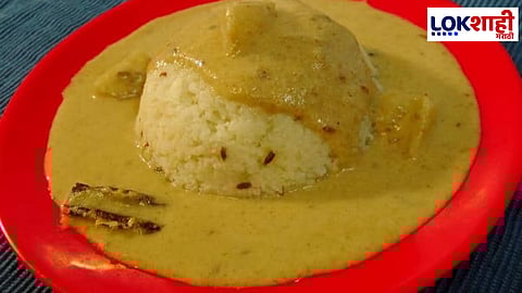 Navratri2024: नवरात्रीच्या उपवासाला जड पदार्थांचे सेवन करण्यापेक्षा वरीचा भात आणि स्वादिष्ट शेंगदाण्याची आमटी एकदा करून पाहा.